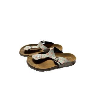 Seaside Cork Sandals Size 41 (10.5) made in Spain Starfish